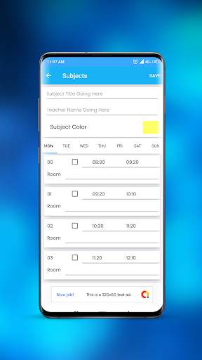 Timetable screenshot 4