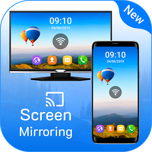 Screen Mirroring with TV: Mobile Screen to TV أيقونة