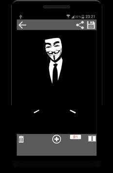 Anonymous Mask Photo Maker Cam screenshot 2