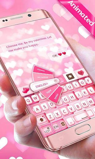 Fall In Love GO Keyboard Animated Theme screenshot 3