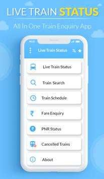Indian Railway Train Status screenshot 1