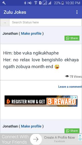 Zulu Jokes (Jokes In Zulu) screenshot 1
