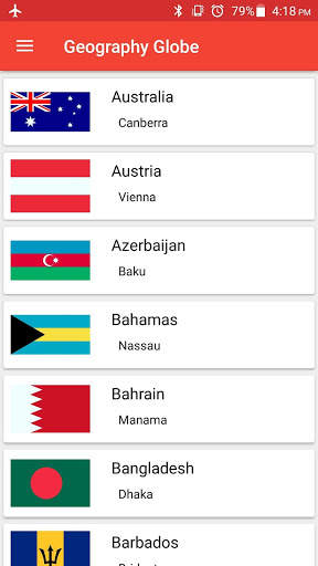Geography Globe - Countries Information скриншот 1