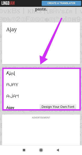 Stylish Font Maker-Generate Stylish Text. screenshot 5