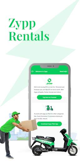Zypp for Delivery - Rental screenshot 1
