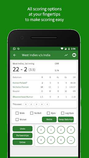Cricket Scorer screenshot 2