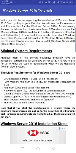 Tutorials For Windows Server 2016 screenshot 5