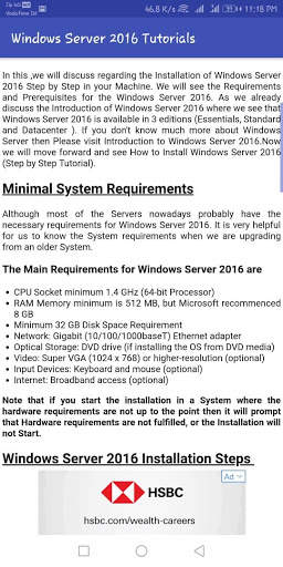 Tutorials For Windows Server 2016 screenshot 5