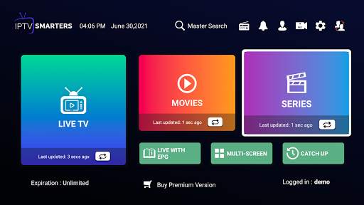 IPTV Smarters Pro screenshot 1