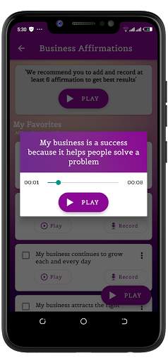 Billionaire Affirmations - Success Mindset daily! screenshot 7