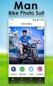 Men Moto Photo Suit : Stylish Bike Photo Editor screenshot 5
