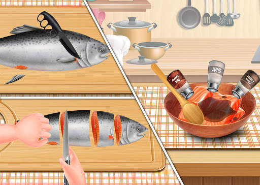 Crispy Fish Burger Recipe - Girls Cooking Game screenshot 3