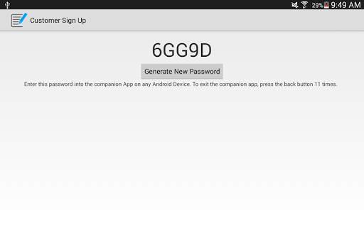 Clover Customer Sign Up screenshot 2