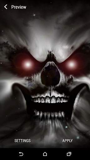 Lightning Skull Live Wallpaper screenshot 2