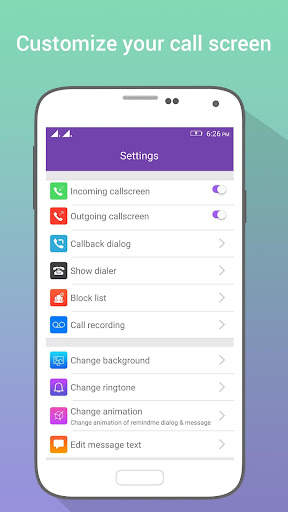 HD Phone 7 Full i Call Screen screenshot 2