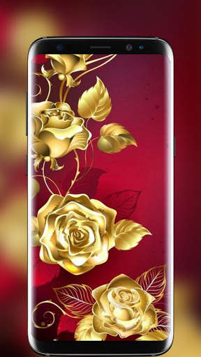 Gold Rose Live Wallpaper screenshot 4