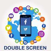All Social Media In One - Double Screen