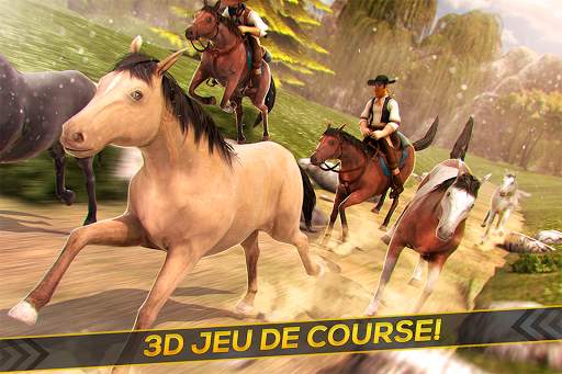 Cowboy Cheval Champ de Courses screenshot 1