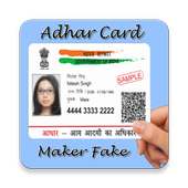 Fake Aadhar Card for India icon