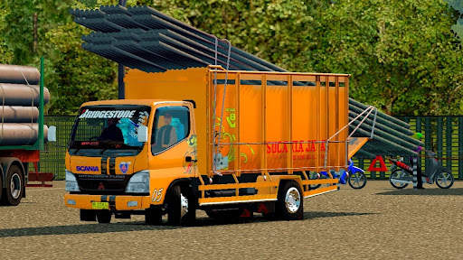 Mod Bus Simulator Truk Oleng screenshot 3