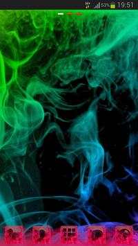 GO Launcher Theme Smoke Colors screenshot 2