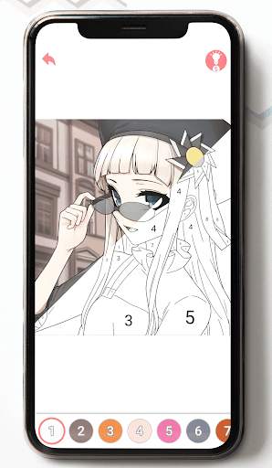 Anime Paint By Number 5 تصوير الشاشة