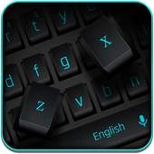 Modern Simple Black keyboard 10001006