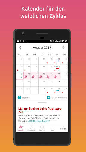 Eisprungkalender von urbia.de screenshot 1