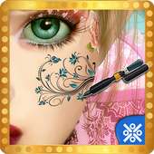 Face Tattoo Design Studio 2018 : Tattoo Maker Game
