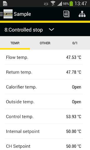 Remeha Smart Service App screenshot 1