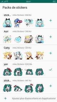 Stickers : Miku Stickers for WhatsApp screenshot 1