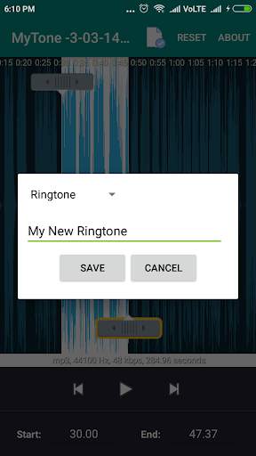 Audio Mp3 Cutter & Ringtone Maker screenshot 4