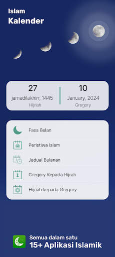 Kalendar Islam & Waktu Solat screenshot 4
