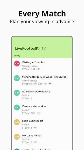 Live Football On TV Guide screenshot 3