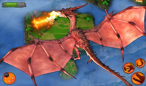 Flying Dragon Battle Simulator : City Attack screenshot 5