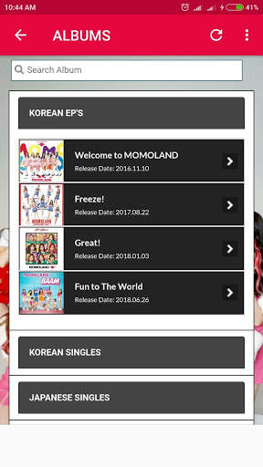Momoland Lyrics (Offline) screenshot 3