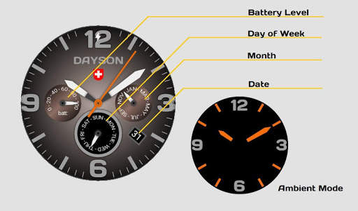 Watch Face DAYSON screenshot 3