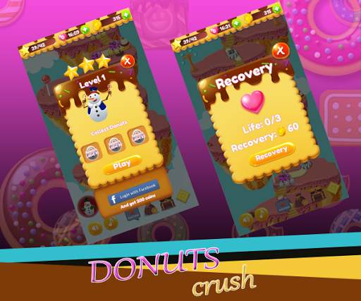 Donuts Crush - Match 3 Game screenshot 5