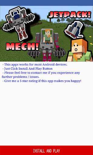 Mechs and Jetpacks for Minecraft PE screenshot 3