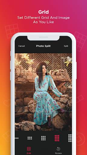 PhotoSplit - Photo Grid Maker screenshot 3