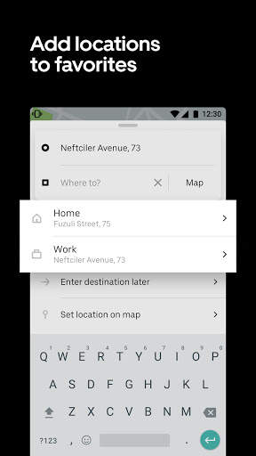Uber AZ: Taxi rides with a bolt of energy screenshot 5