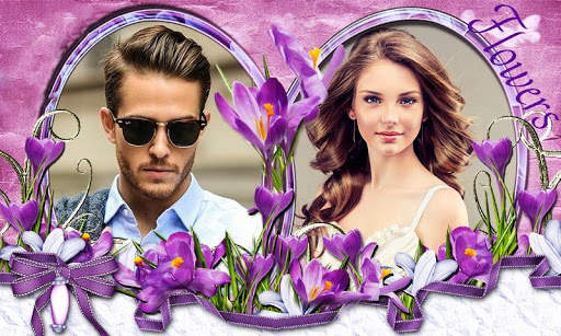 Flower Dual Photo Frames App screenshot 4