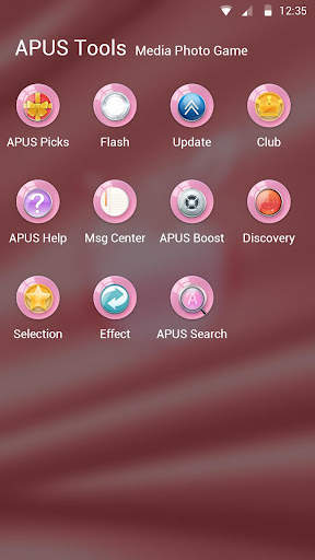 Pink Phone -- APUS Launcher Free Theme screenshot 7