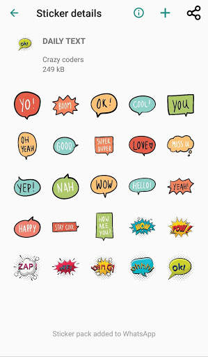 CARTOON WA Stickers App screenshot 2