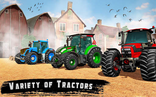 Tractor Farming Driving Games screenshot 4