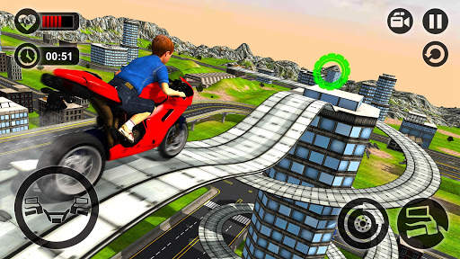 Kids MotorBike Stunt Rider 3D screenshot 13