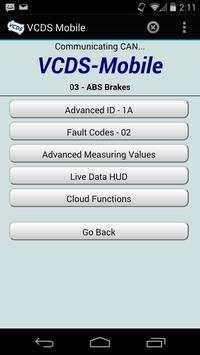 VCDS Mobile screenshot 1