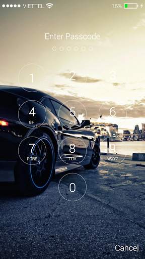 Car Lock Screen Live Wallpaper screenshot 3