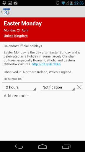 UK Holidays Calendar screenshot 5