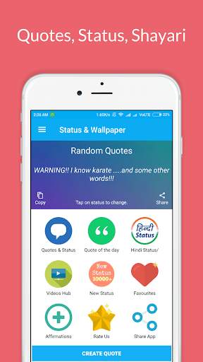 Status & Quotes - 2020 screenshot 5